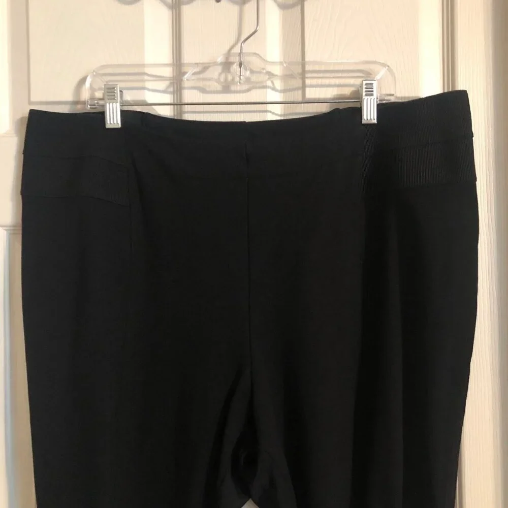 Lane Bryant black straight leg tapered ankle office‎ attire leggings size 20